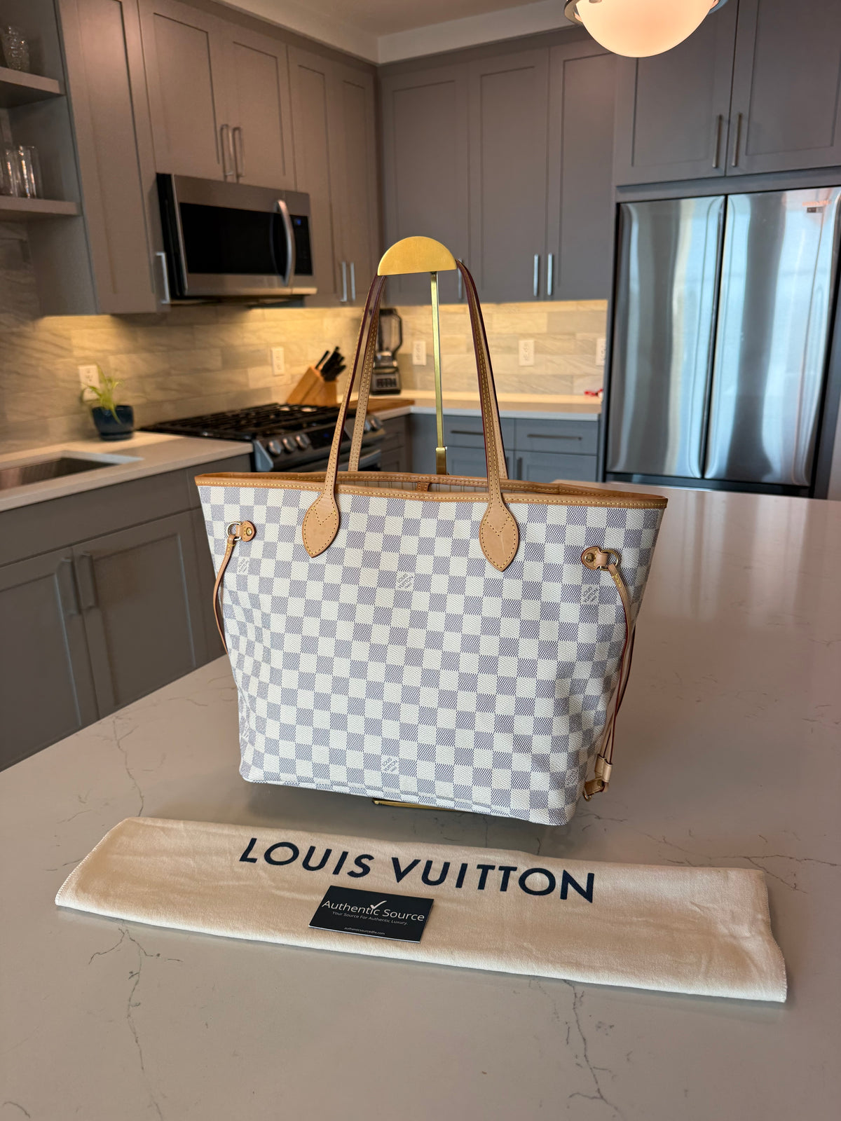Louis Vuitton Neverfull MM Damier Azur