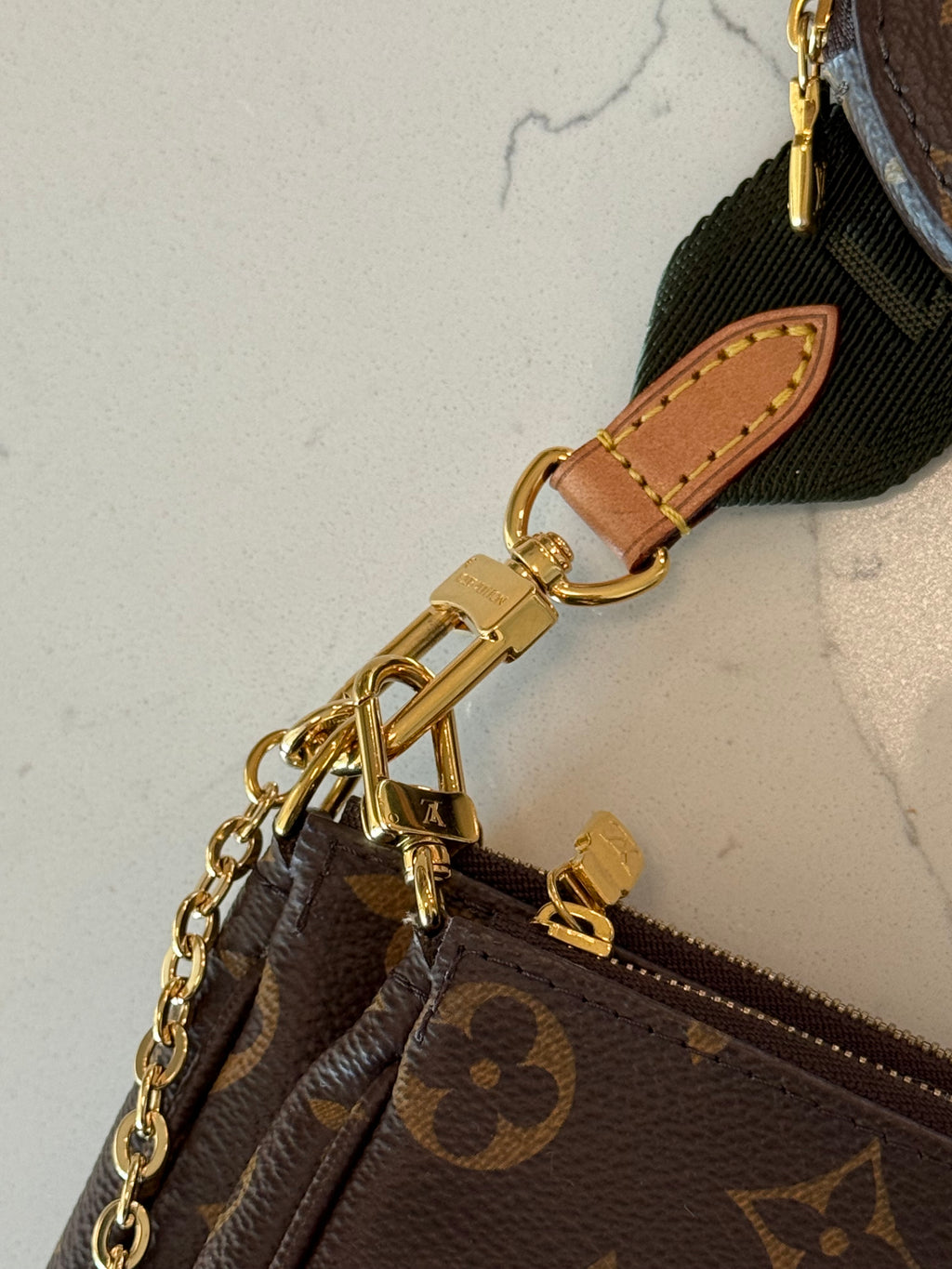 Louis Vuitton Multi Pochette Accessories Khaki