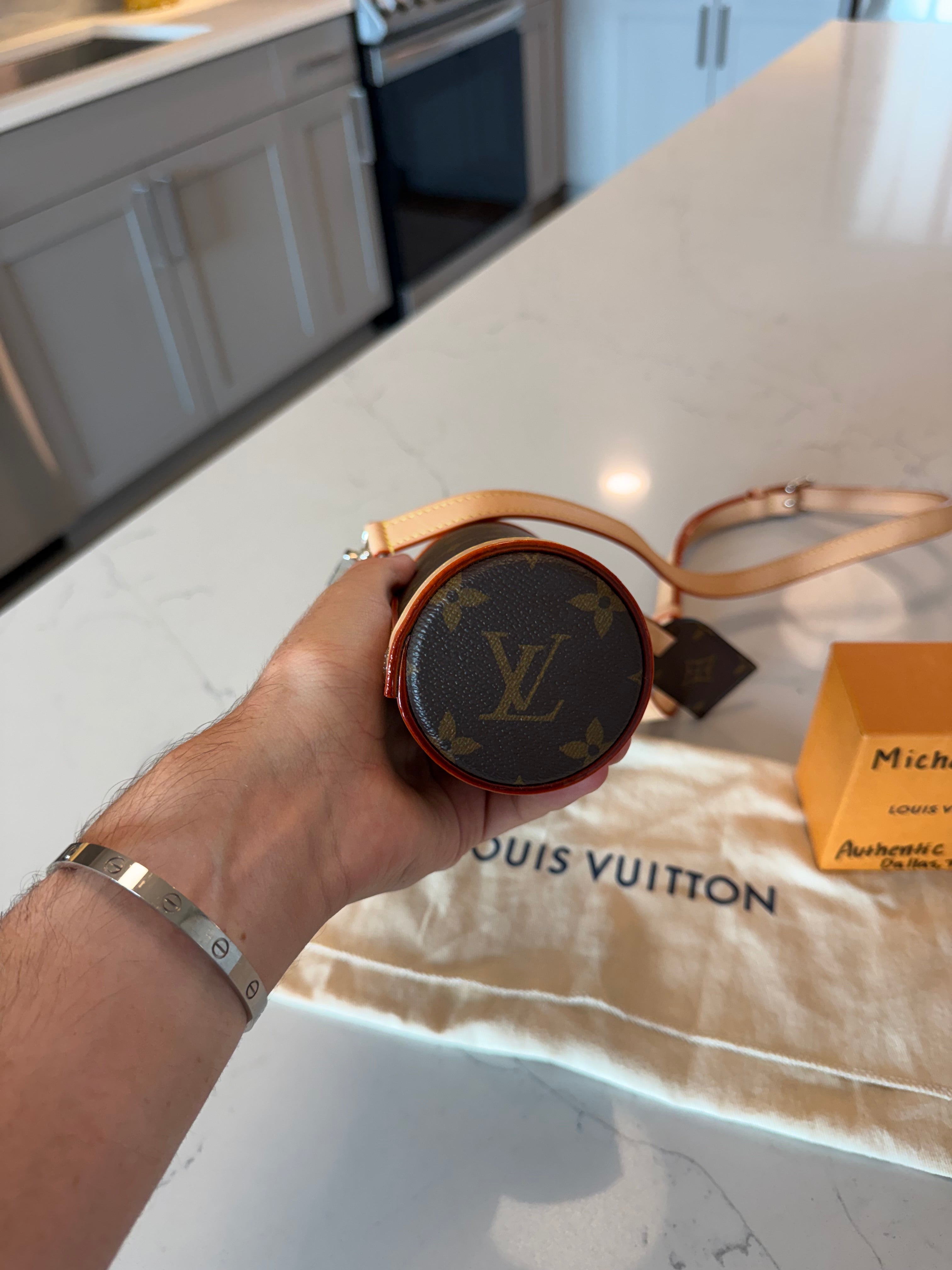 Louis Vuitton Monogram Bottle & Holder