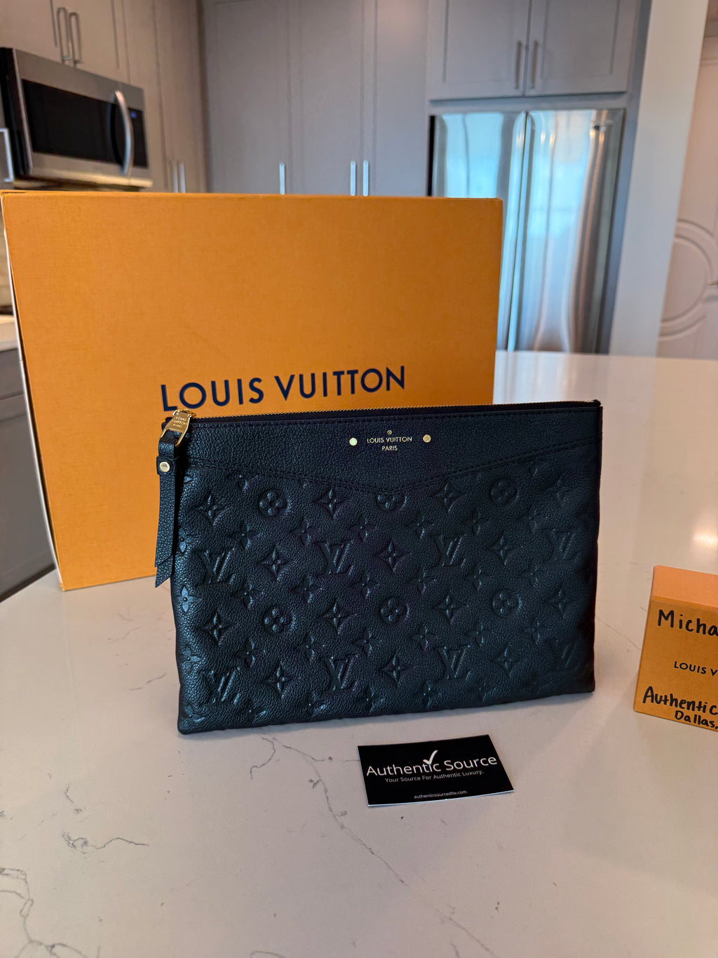 Louis Vuitton Daily Pouch Empreinte Noir