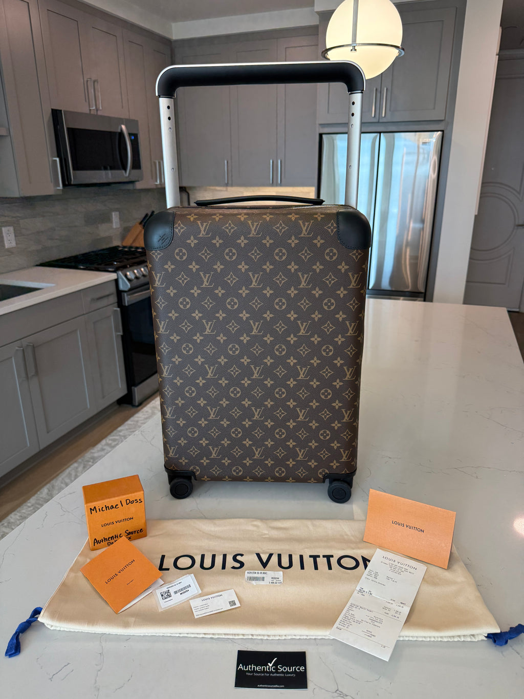 Louis Vuitton Horizon 55 Macassar