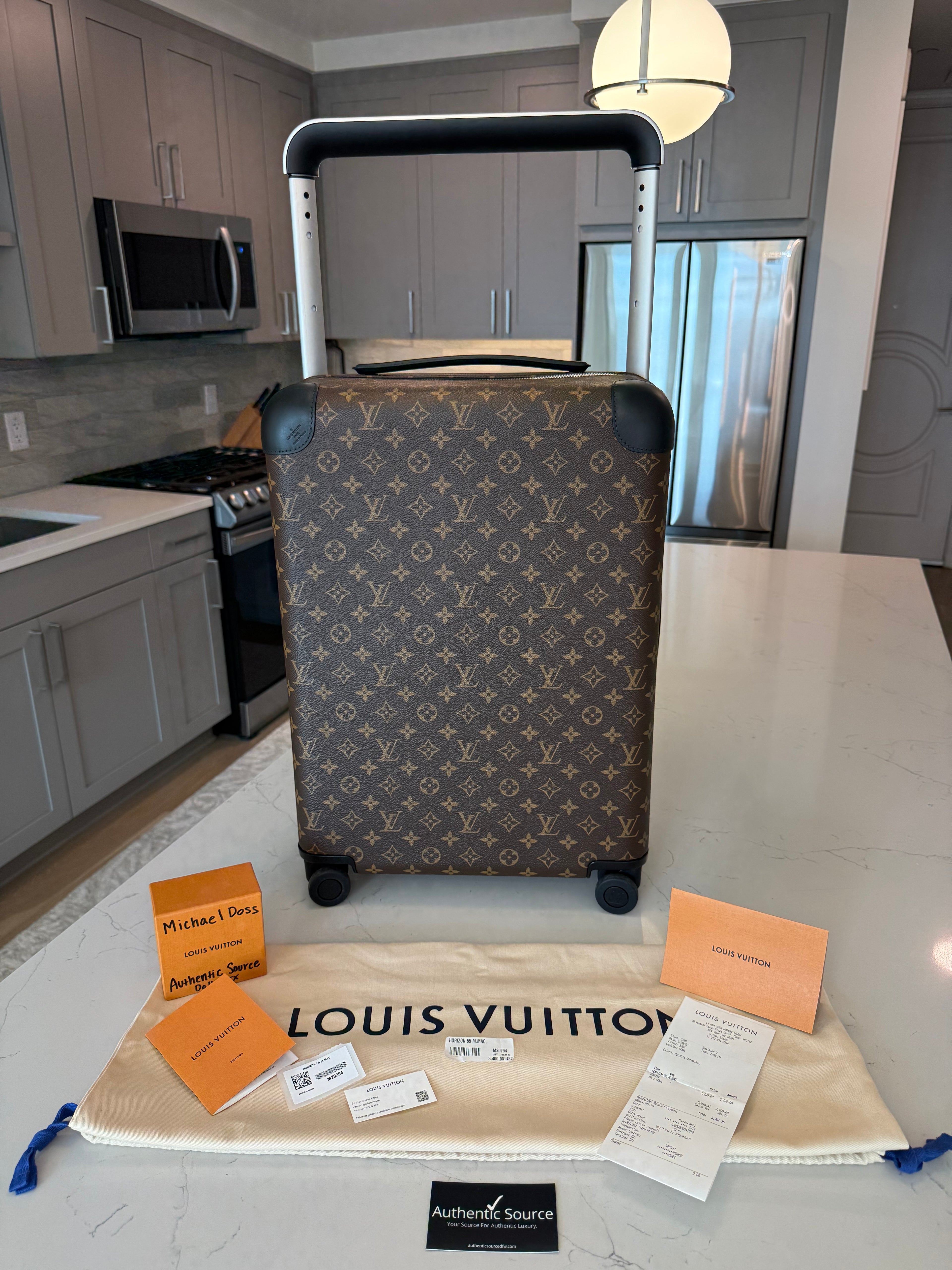 Louis Vuitton Horizon 55 Macassar