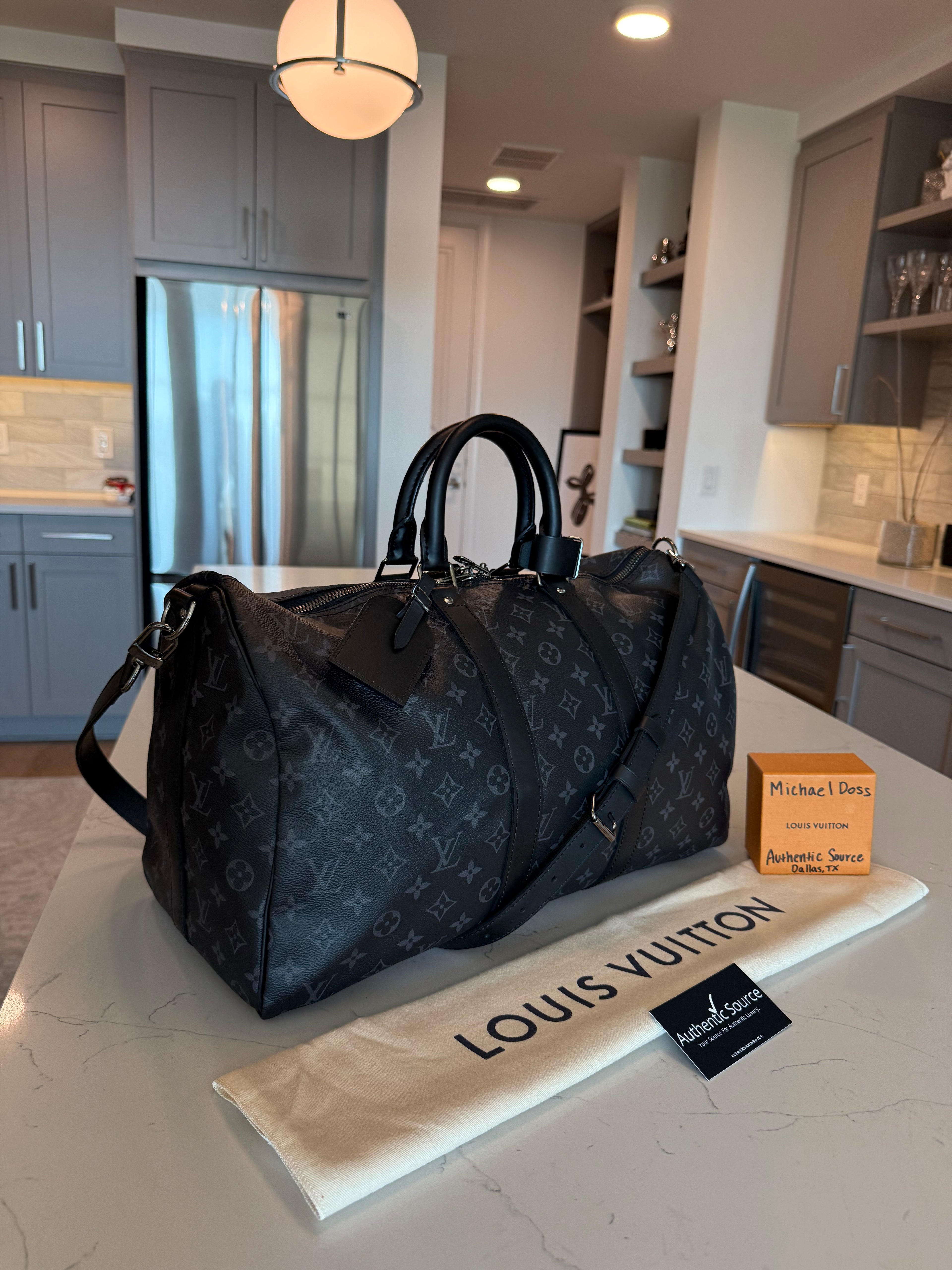 Louis Vuitton Keepall 45 Bandouliere Eclipse
