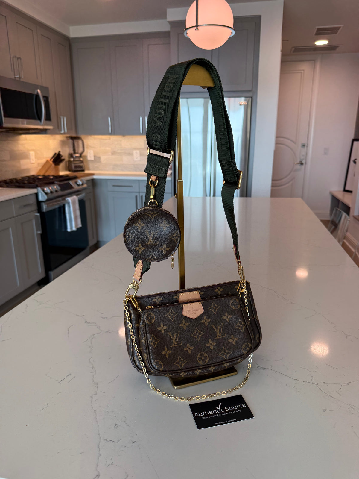 Louis Vuitton Multi Pochette Accessories Khaki