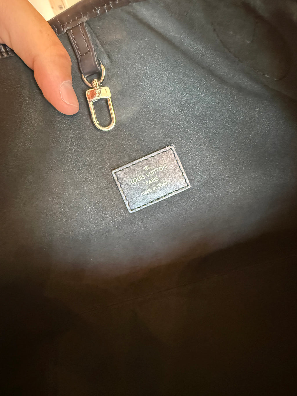 Louis Vuitton Neverfull MM with Pouch Epi Denim