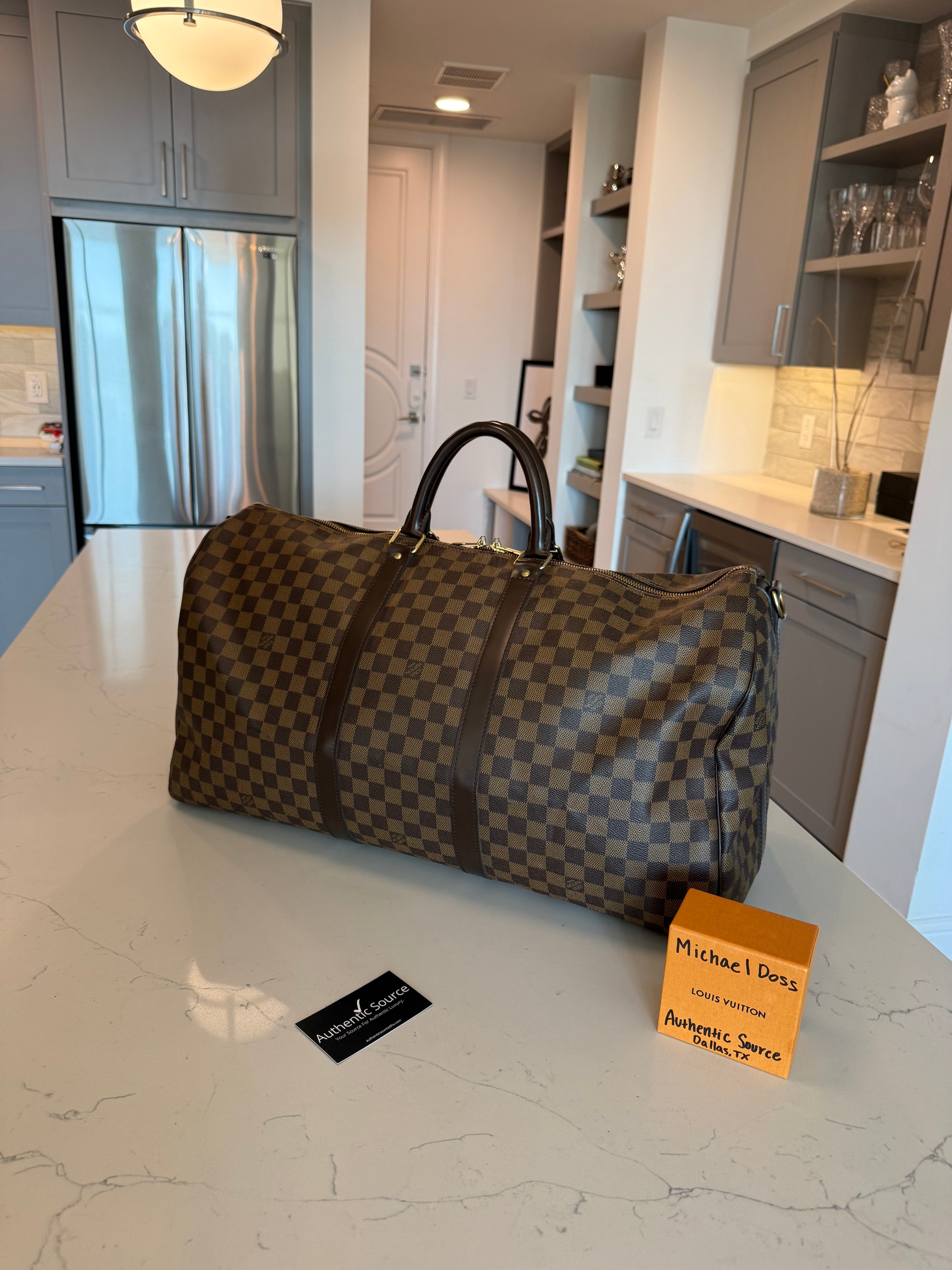 Louis Vuitton Keepall 55 Bandouliere DE