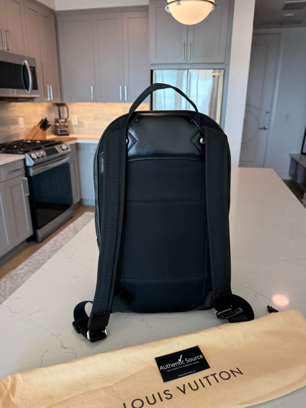Louis Vuitton Michael Backpack Damier Graphite