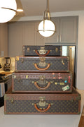Stack of 4 Rare Louis Vuitton Trunks