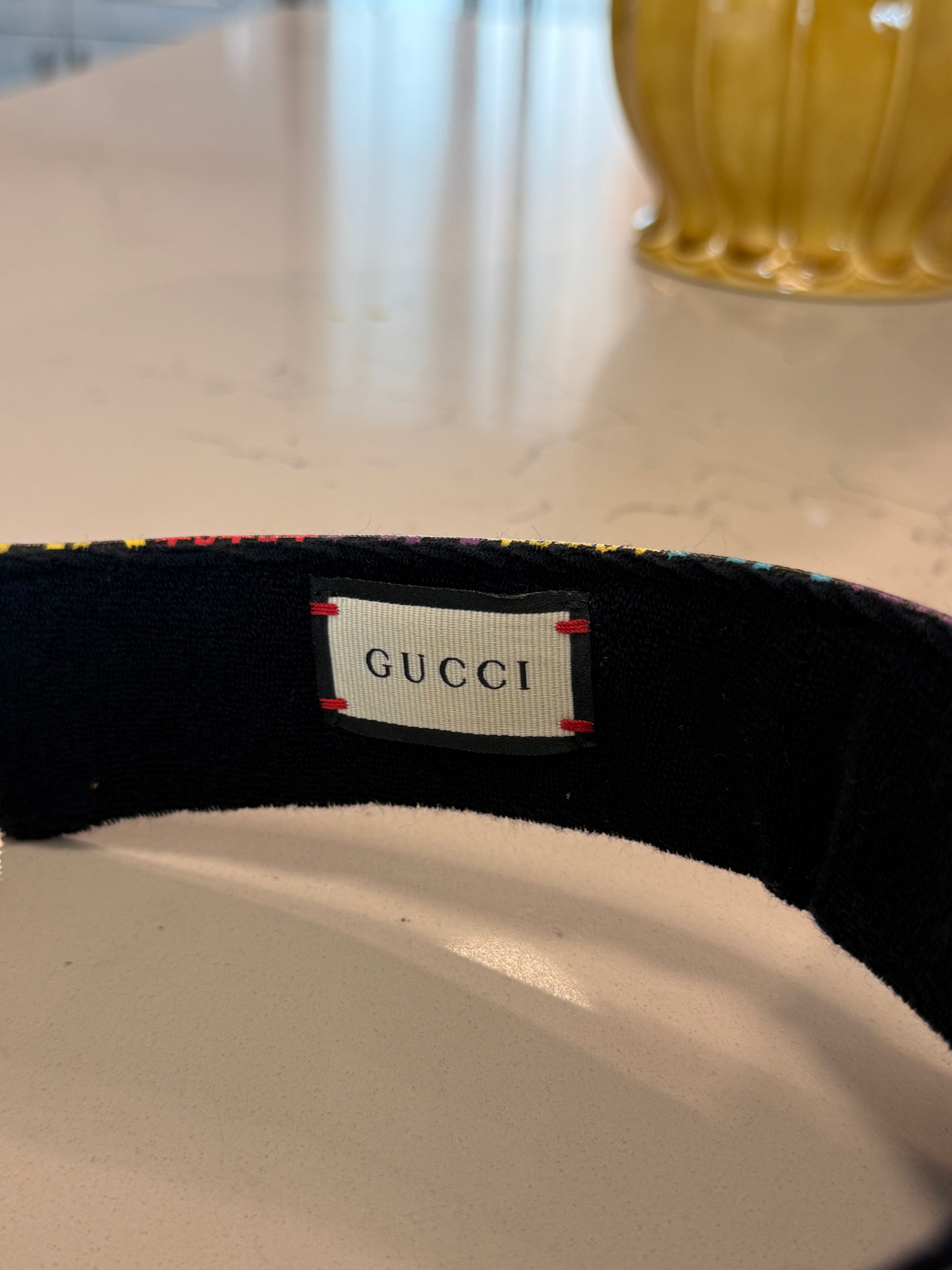 Gucci GG Supreme Psychedelic Stars Visor