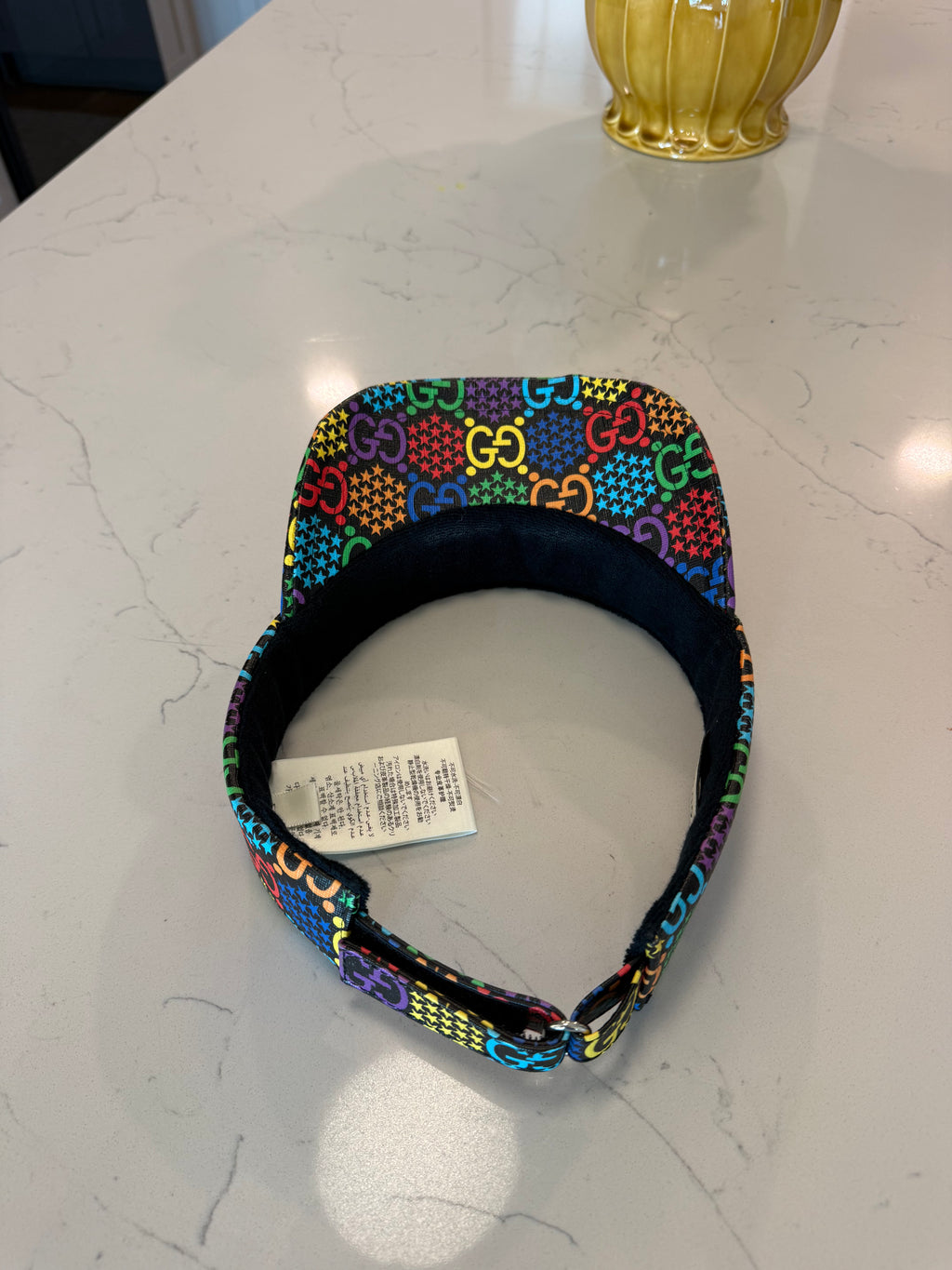 Gucci GG Supreme Psychedelic Stars Visor