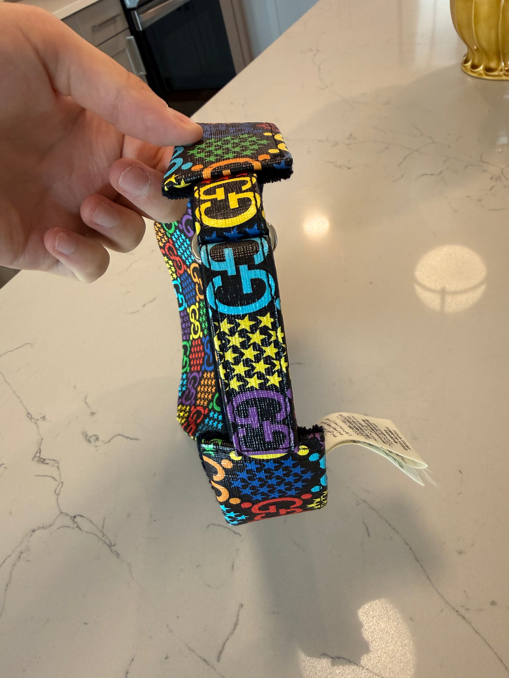 Gucci GG Supreme Psychedelic Stars Visor