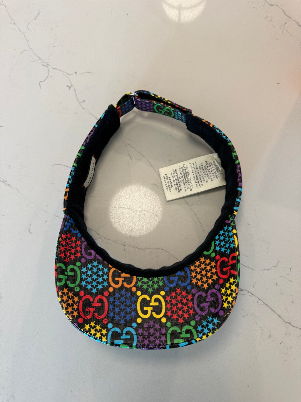 Gucci GG Supreme Psychedelic Stars Visor