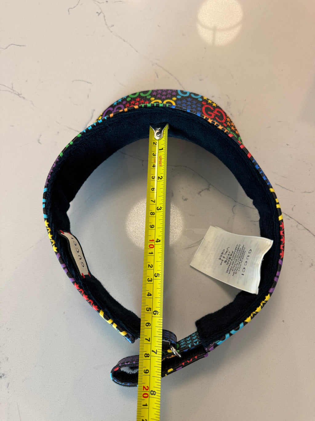 Gucci GG Supreme Psychedelic Stars Visor
