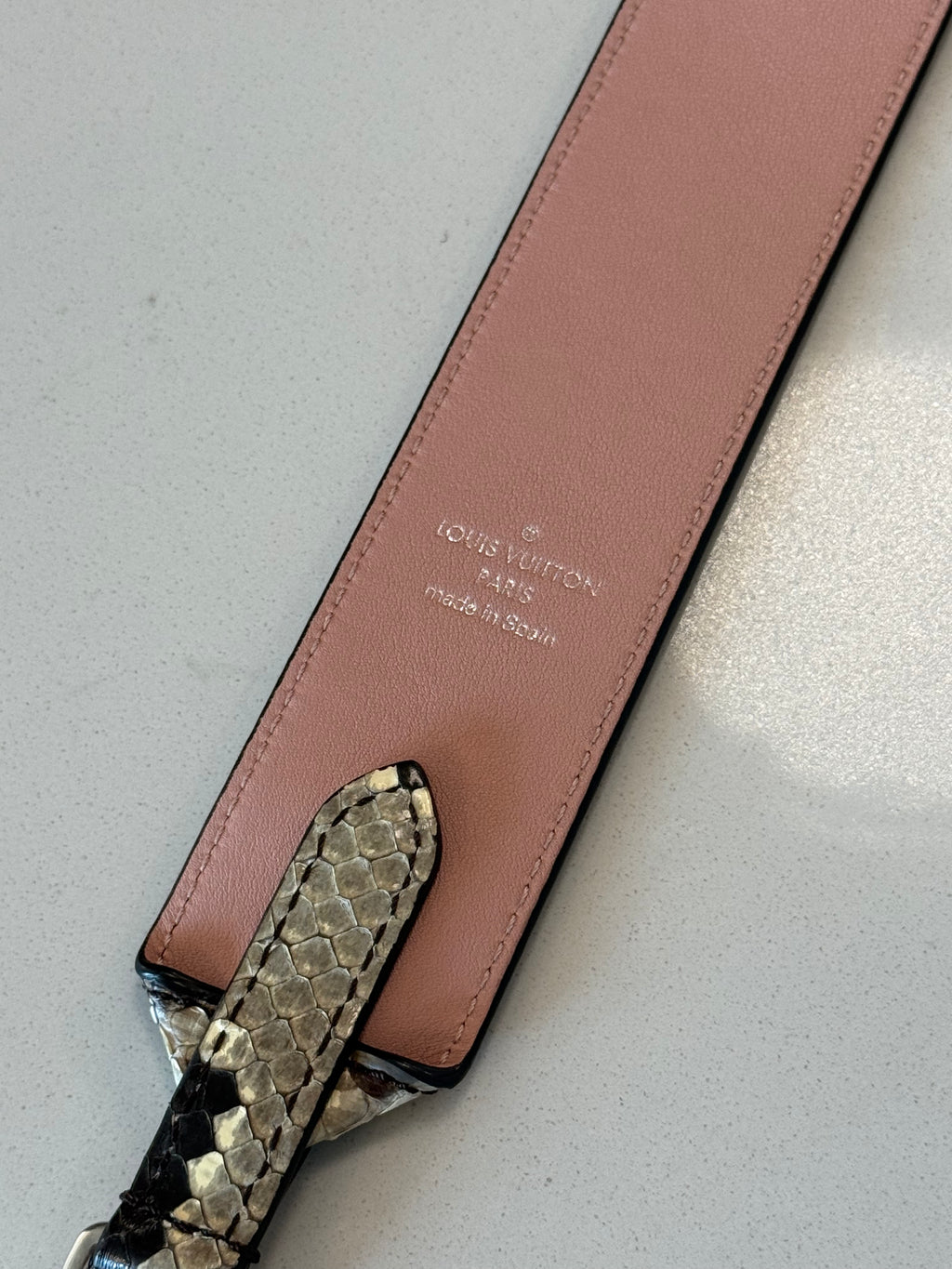 Louis Vuitton Python Shoulder Strap