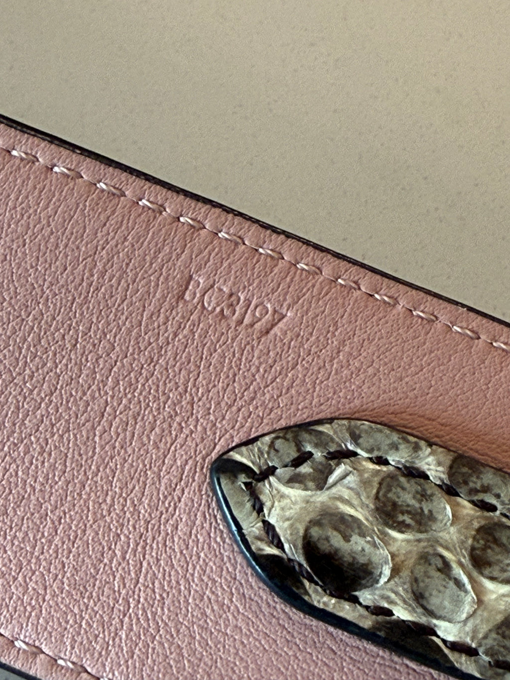 Louis Vuitton Python Shoulder Strap