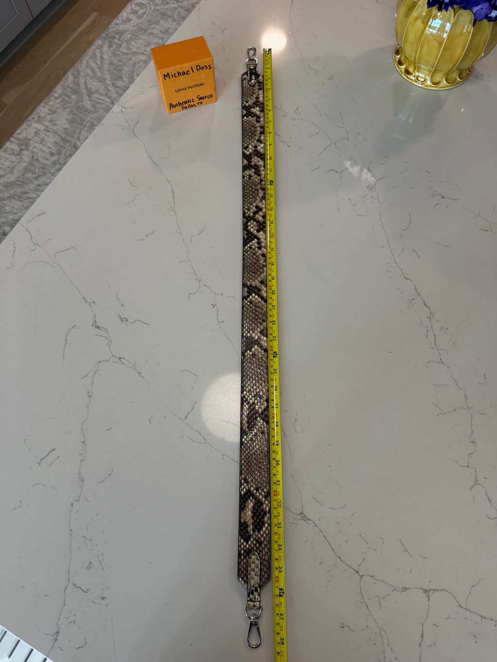 Louis Vuitton Python Shoulder Strap
