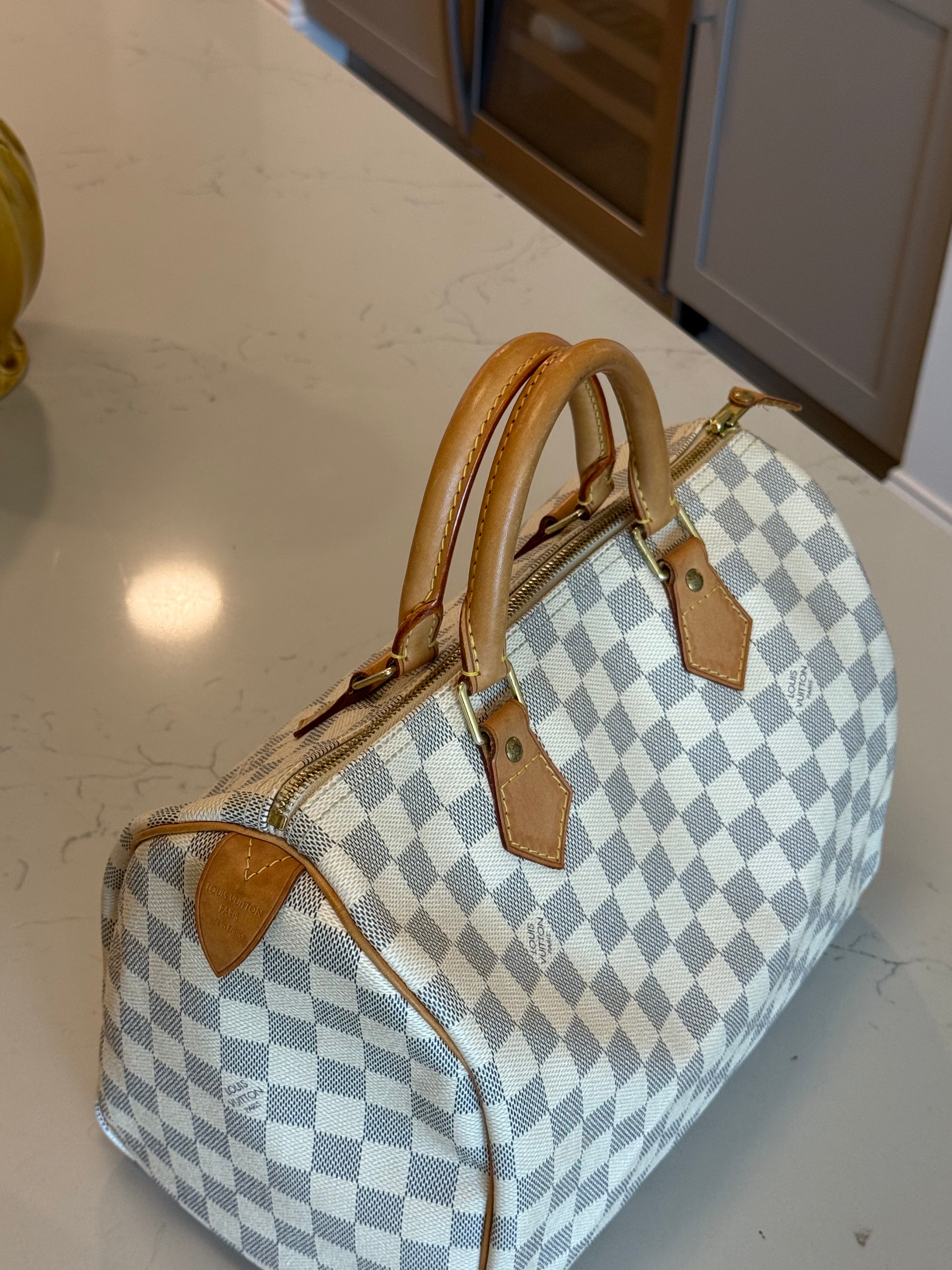 Louis Vuitton Speedy 30 Damier Azur