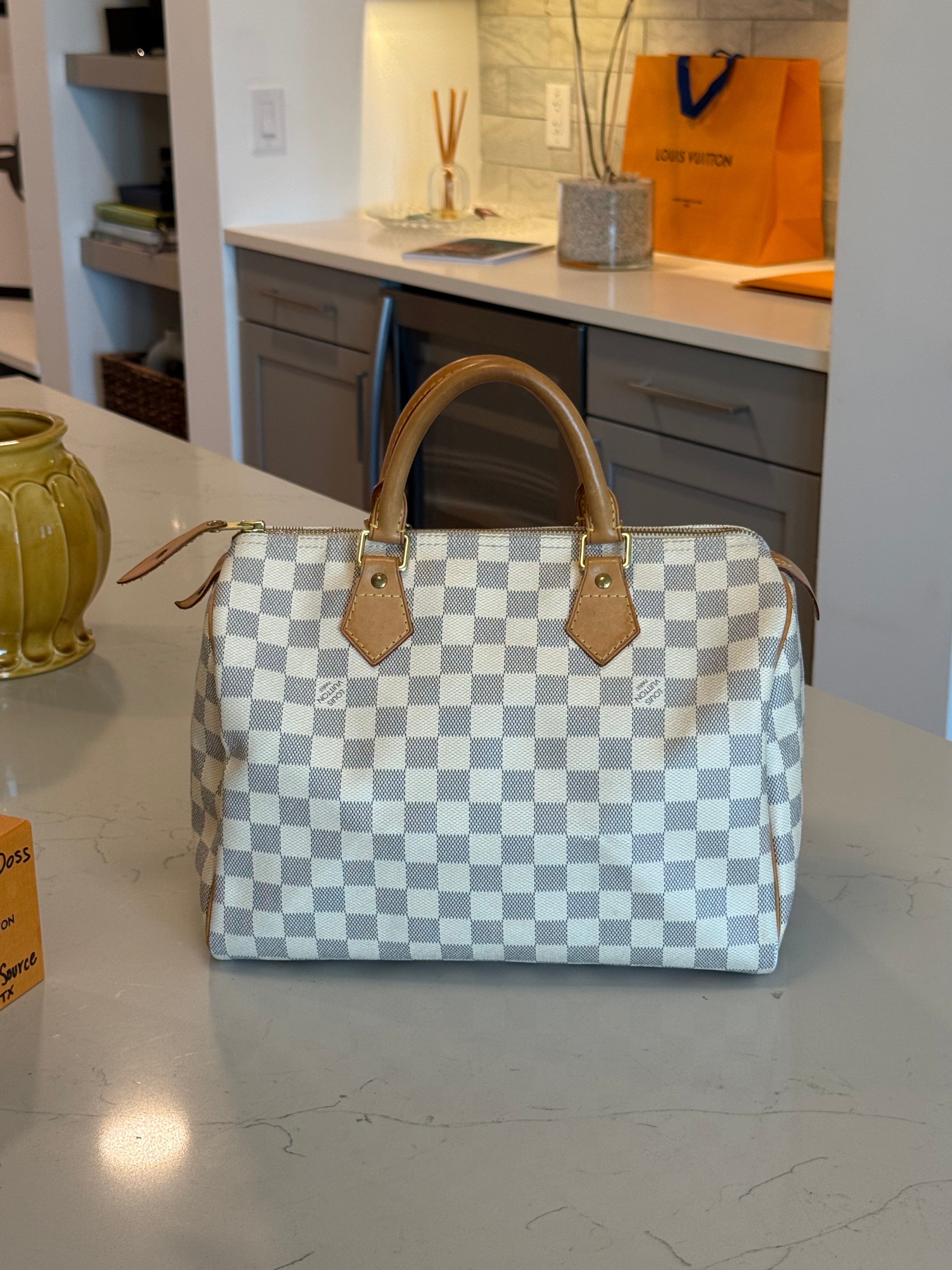 Louis Vuitton Speedy 30 Damier Azur