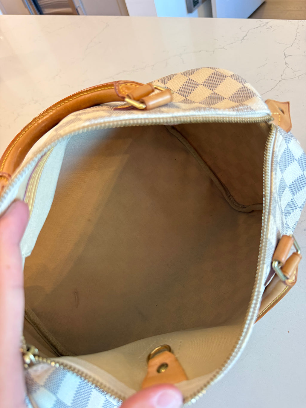 Louis Vuitton Speedy 30 Damier Azur
