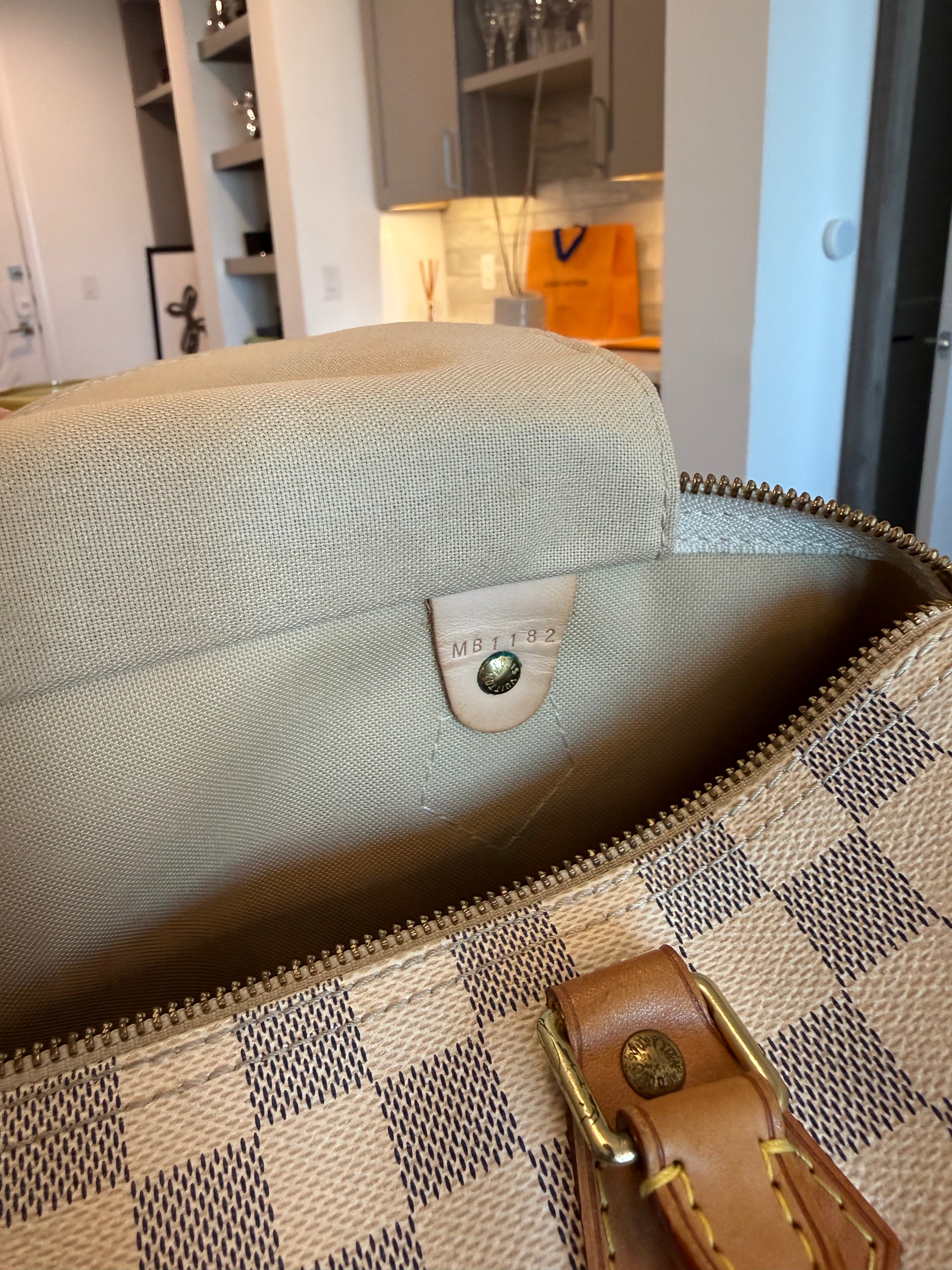 Louis Vuitton Speedy 30 Damier Azur