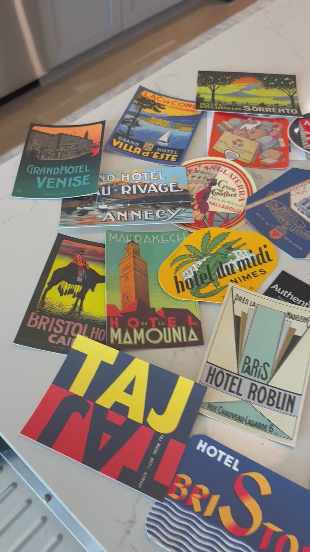 Louis Vuitton Collectors Hotel Post Cards/Stickers